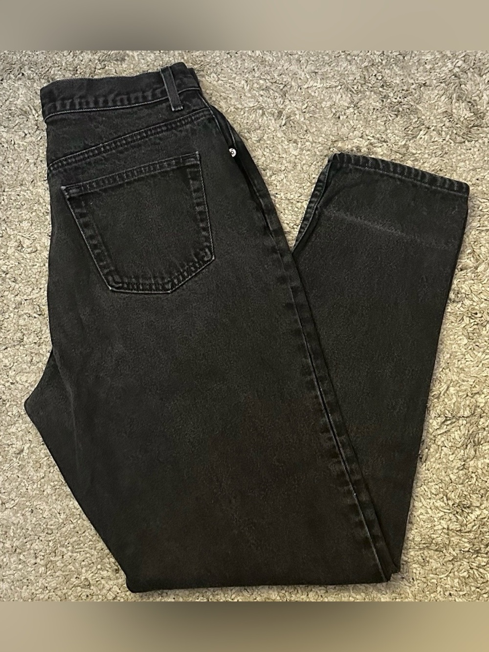 Vtg 90s Gap Best Basics Women’s 14 Reg Black Classic Fit Tapered Denim Jeans USA